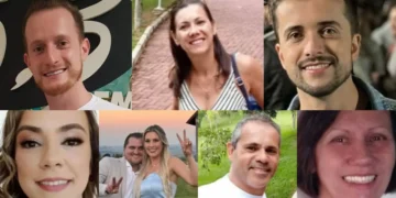 Identificados os oito mortos na queda de balão em Praia Grande