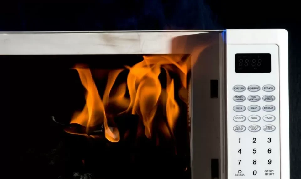 No provoque un incendio: esos son los objetos prohibidos para el microondas