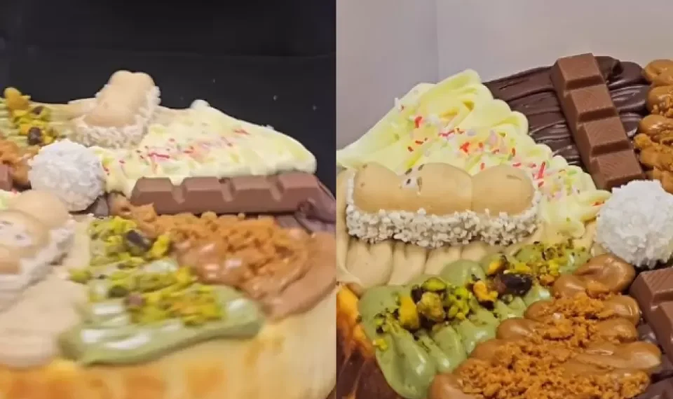 Pizza reinventada: el lugar en España donde venden este platillo como postre