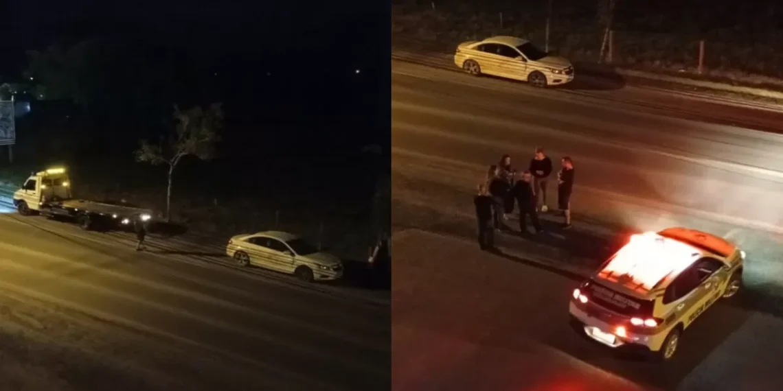 Colisão entre carro e camionete é registrada em Rio dos Cedros