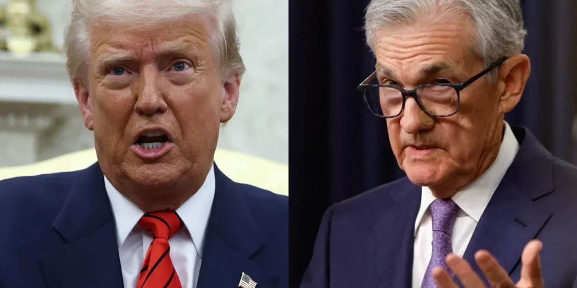 Trump pressiona Powell por corte de 1 ponto nos juros: “Combustível de foguete!”