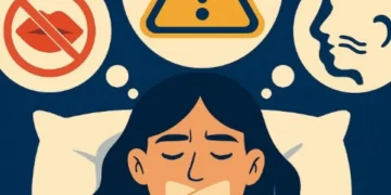 Dormir con cinta en la boca: ¿es bueno o malo para su salud?