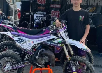 Talento na trilha: João Gabriel, de Indaial, conquista pódios e mostra força no Velocross Catarinense
