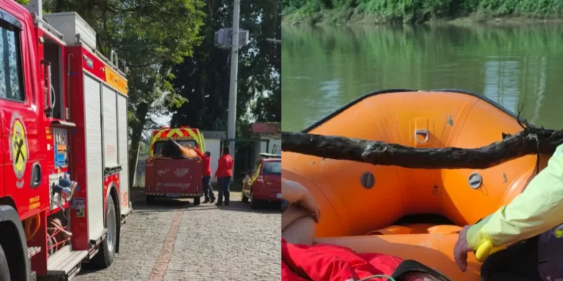 Corpo de homem que se afogou no Rio Itajaí-Açu, em Indaial, é encontrado