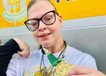 Daniela Zinke conquista ouro e leva Pomerode ao pódio na Olimpíada Estadual das Apaes