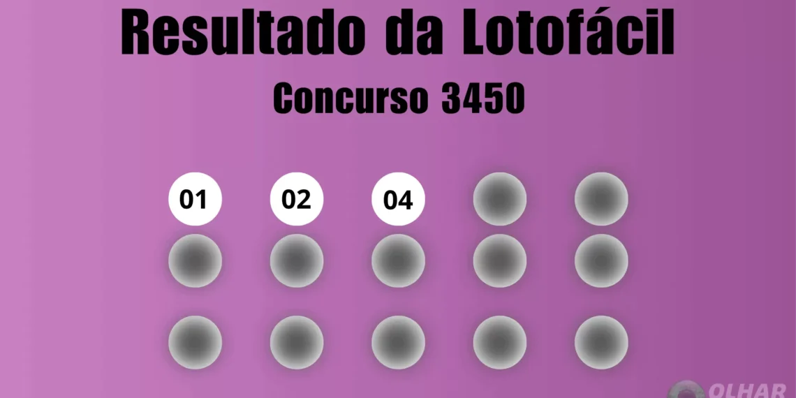 Lotofácil 3450: veja resultado de hoje, quarta-feira (23)