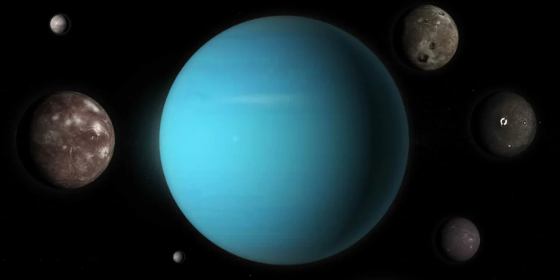 Nova lua desconhecida é encontrada em Urano com o James Webb