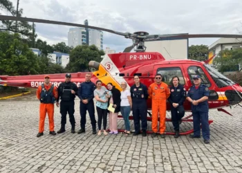 Corrida contra o tempo: bebê de três dias é salvo após engasgar com leite materno em Blumenau
