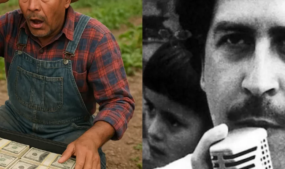 Campesino encontró US$600 millones enterrados en su finca: serían de Pablo Escobar