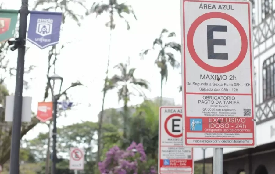 Blumenau altera sistema rotativo e cria nova categoria de estacionamento