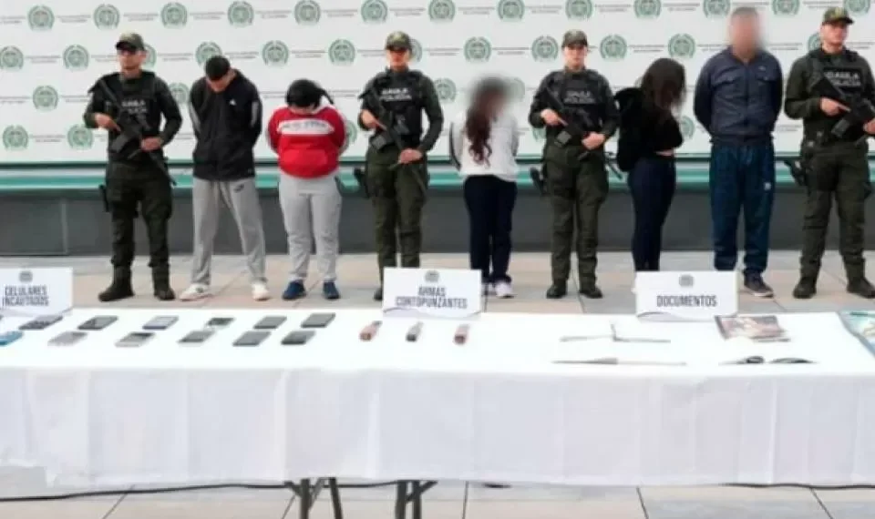 Extorsiones desde prisión: la trampa digital que movía millones en Bogotá