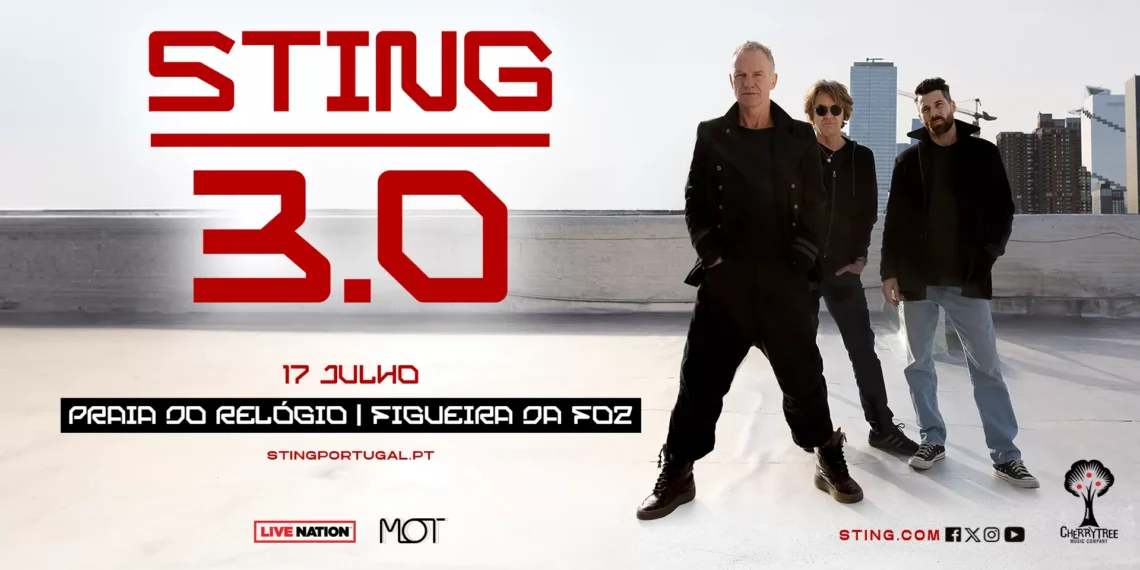 Sting regressa a Portugal com a Renascença em 2026