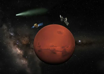 Veja novas imagens do visitante interestelar 3I/ATLAS passando por Marte