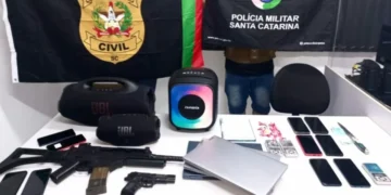 Ação conjunta das polícias prende 14 pessoas e recupera objetos furtados no Alto Vale