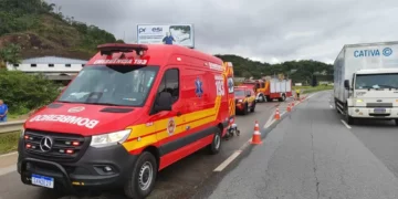 Travessia perigosa: idoso é atropelado na BR-470 em Gaspar e sofre múltiplos ferimentos