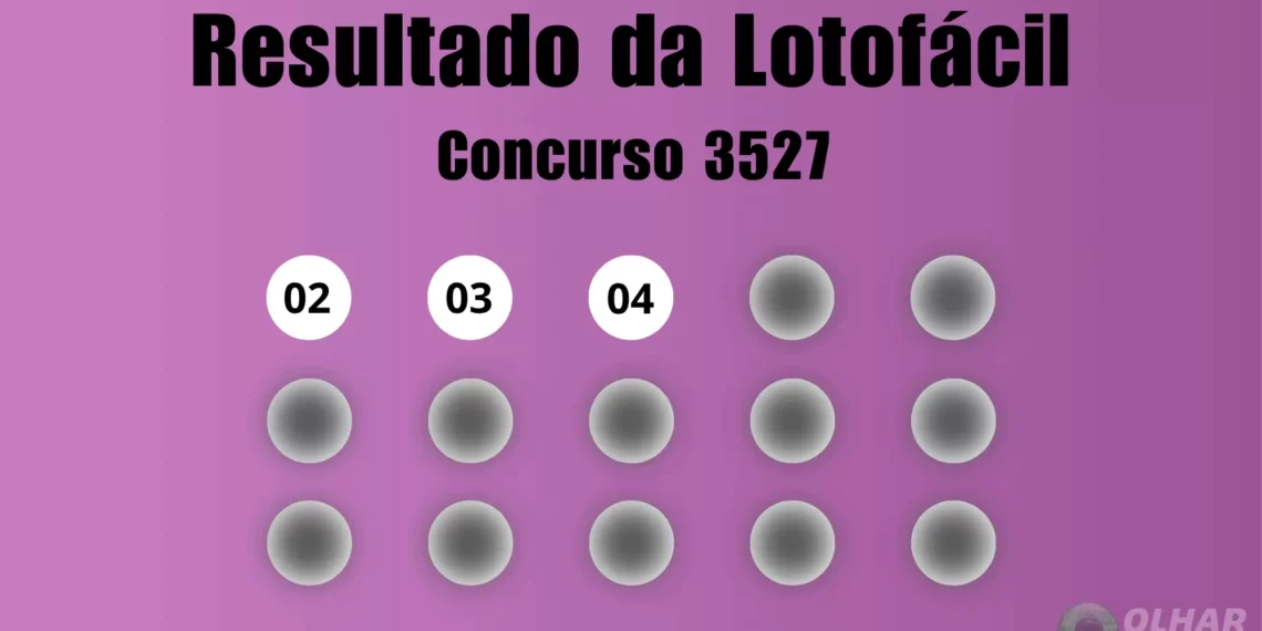 Resultado da Lotofácil de hoje: veja números e ganhadores do concurso 3527 (sexta, 31/10)