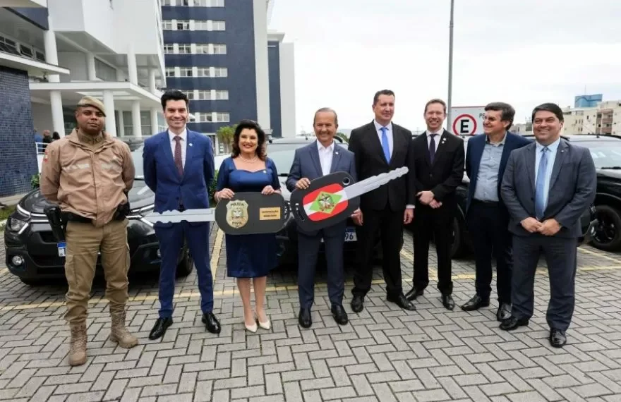 Investimento reforça segurança em SC com novas viaturas, armamentos e criação de delegacias