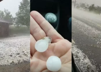 Vídeo: Temporal com granizo bloqueia rodovias e assusta moradores em várias regiões de SC