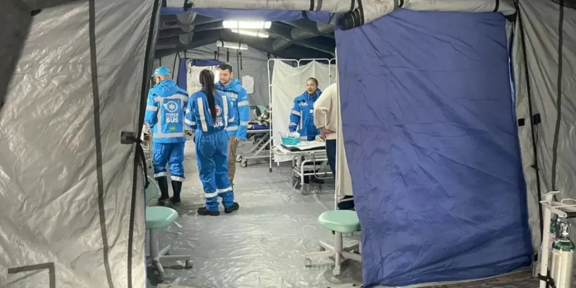 Equipe da Força Nacional do SUS é enviada ao Paraná para ajudar vítimas do tornado