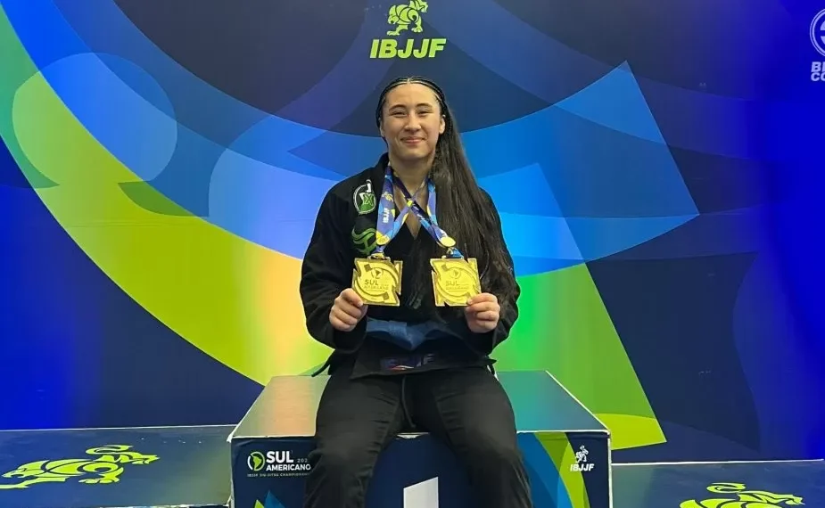 Eloá Lopes conquista dois ouros e se destaca no Sul-Americano de Jiu-Jitsu 2025