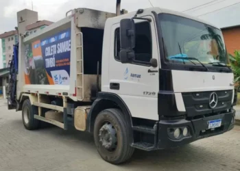 Samae de Timbó reforça identificação de veículos, amplia serviços e recebe coletores para eletroeletrônicos