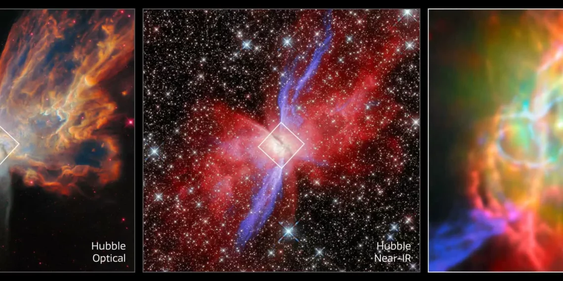 Nebulosa da Borboleta: nova imagem revela detalhes inéditos