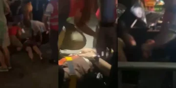 Camarote cede durante Festival Réveillon Itajaí 2026 e acidente deixa feridos