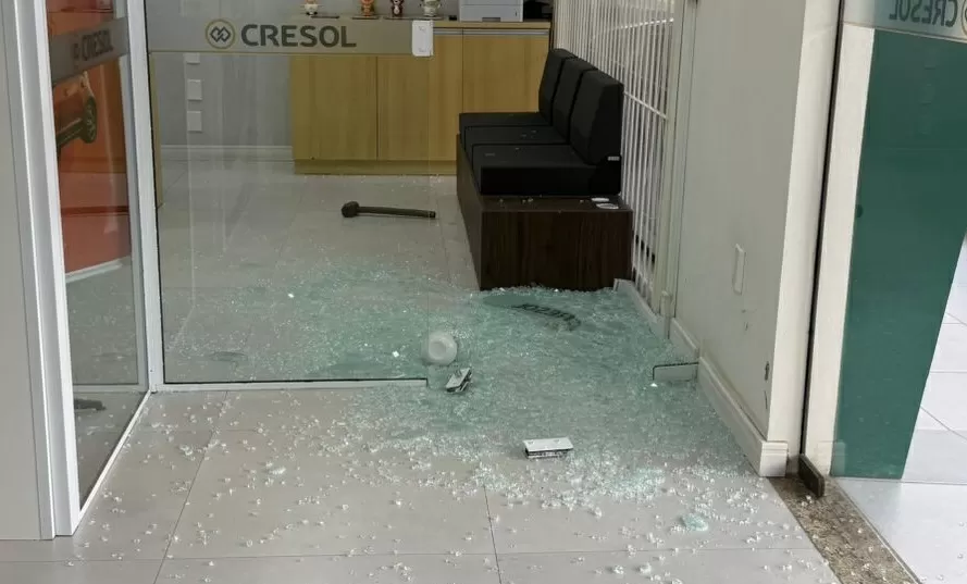 Assalto à mão armada é registrado em agência da Cresol em Doutor Pedrinho