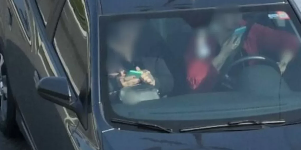 Para flagrar uso de celular ao volante, PRF usa drones com zoom de 56x na BR-101, em SC, durante Natal e Ano Novo