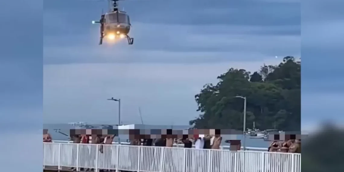 Após denúncias de uso de drogas, PM promove Operação Choque de Ordem em praia de SC