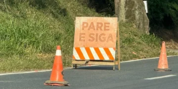 BR-470 passa a operar em sistema Pare e Siga em Blumenau para avanço das obras de duplicação