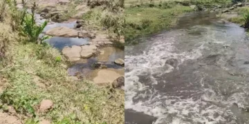 Cabeça d’água surpreende ao transformar rio seco em poucos segundos