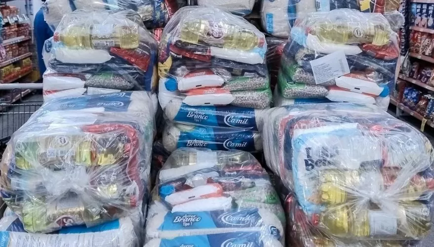 TCE de Santa Catarina manda devolver R$ 164 mil por irregularidades na distribuição de cestas básicas