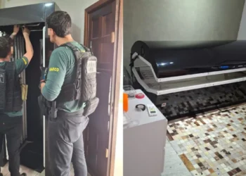 Operação em Indaial apreende equipamentos de bronzeamento artificial com radiação UV