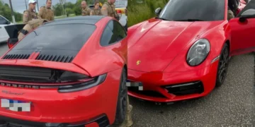 Porsche de R$ 1,5 milhão apreendida em BC é recuperada após ser retirada do pátio por terceiro