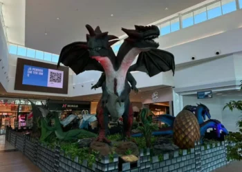 Dragões gigantes tomam conta do Norte Shopping em exposição internacional gratuita em Blumenau