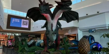 Dragões gigantes tomam conta do Norte Shopping em exposição internacional gratuita em Blumenau
