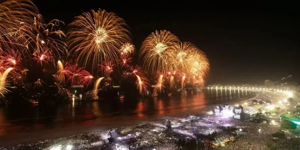 Réveillon 2026 em Copacabana: A festa da virada reuniu milhões
