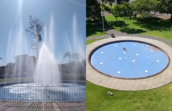 Foi aberta a licitação para a reforma do “chafariz” na praça central de Timbó