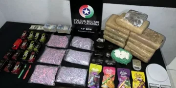 Carga milionária de drogas é apreendida durante ação da PM em SC