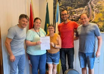 Prefeitura de Benedito Novo assina ordem de serviço para dar início às obras do CEI Primeiros Passos