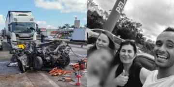 Menino recebe alta após perder pais e avó em acidente na BR-101 em Itajaí