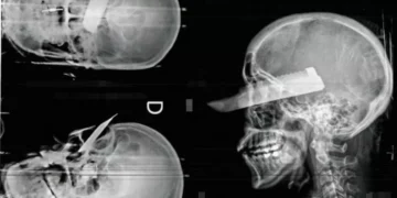 Homem enfia faca no olho da companheira e é encontrado dormindo na cena do crime em SC