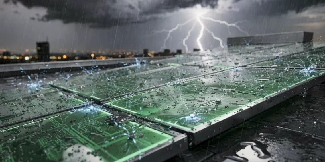 O sistema inovador que transforma pingos de chuva em eletricidade