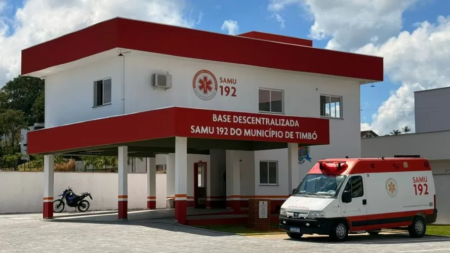 Nova base do SAMU valoriza profissionais e amplia atendimento em Timbó