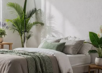 Plantas no quarto baixam o cortisol e criam o silêncio que o seu corpo precisa