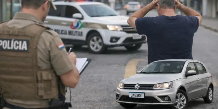 Carro é furtado no Centro de Indaial e proprietário percebe crime pela manhã